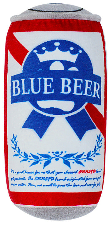 Beer Can Squeaker Toy