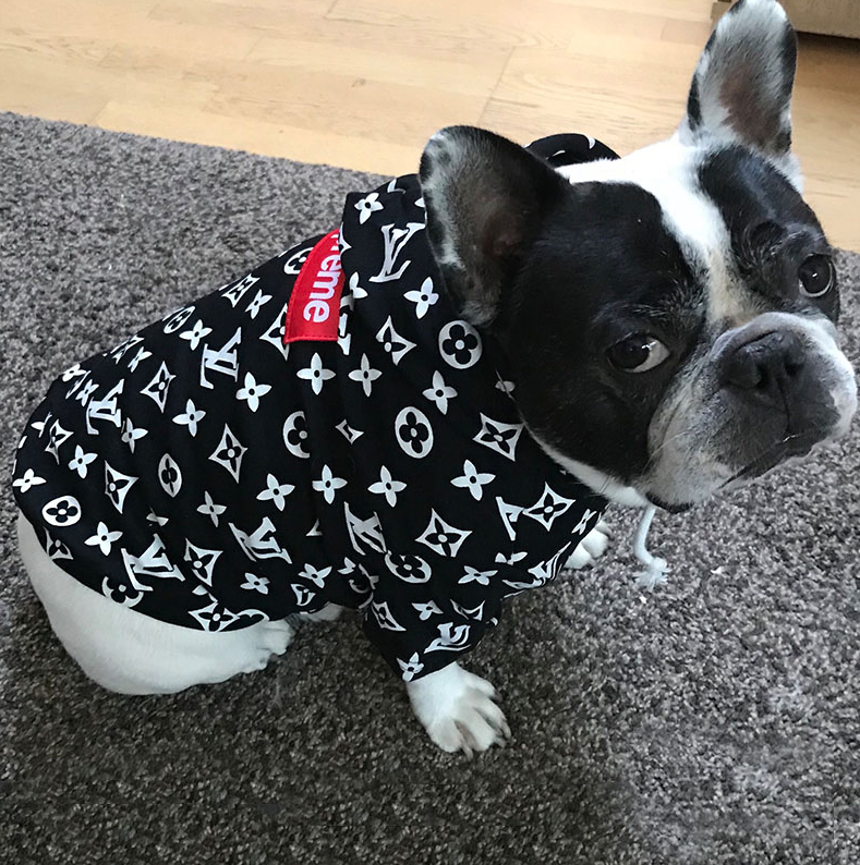 Black LV Sup Hoodie