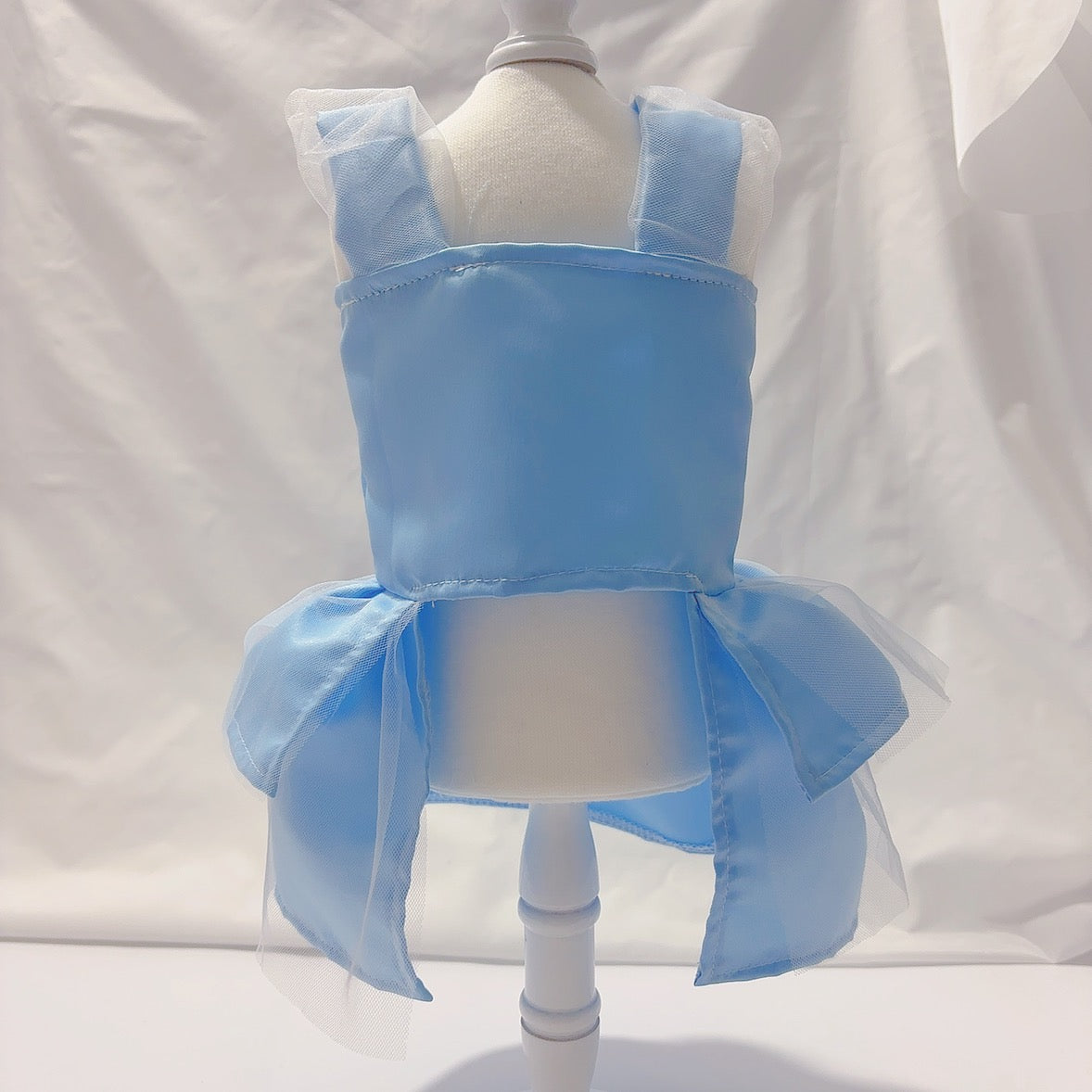 Blue Pr Ruffle Dress