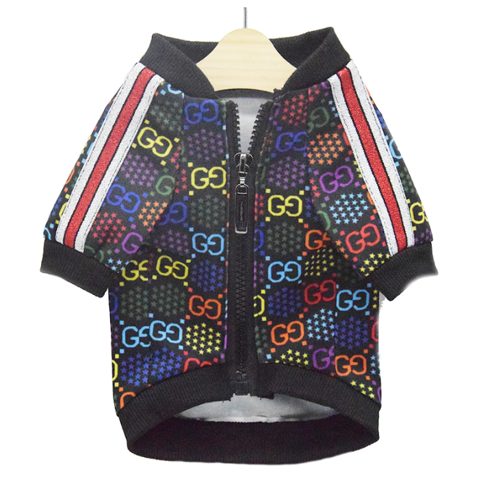 Black Multi GG Stripe Jacket