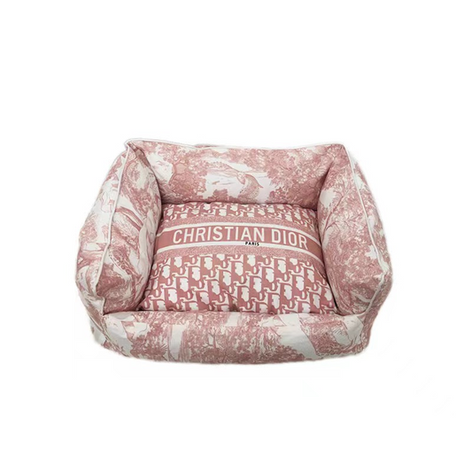 Pink CD Pillow Dog Bed