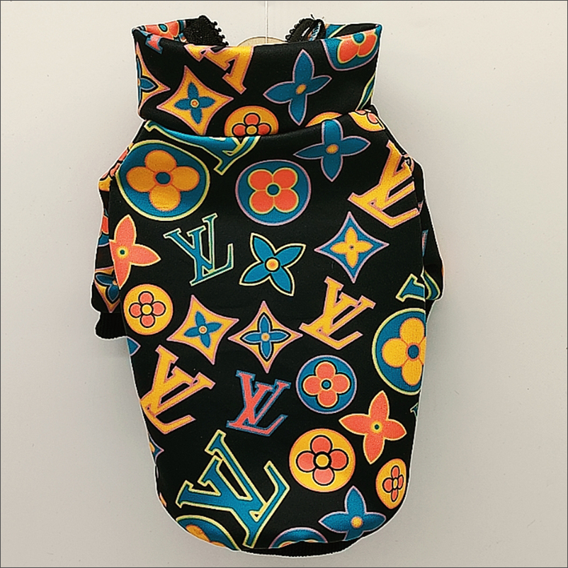 Black Multicolor Big LV Jacket