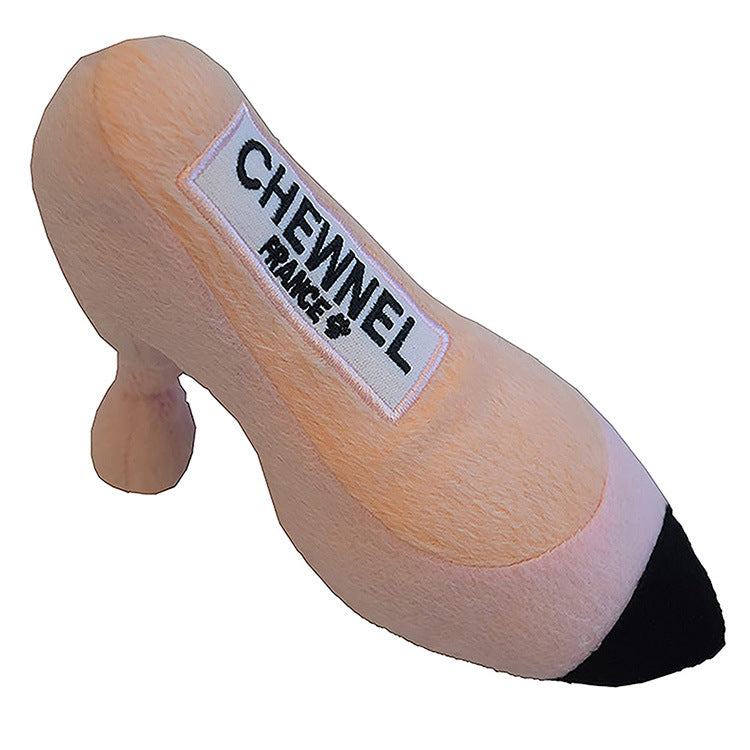 Pink Chewnel Heel Squeaker Toy