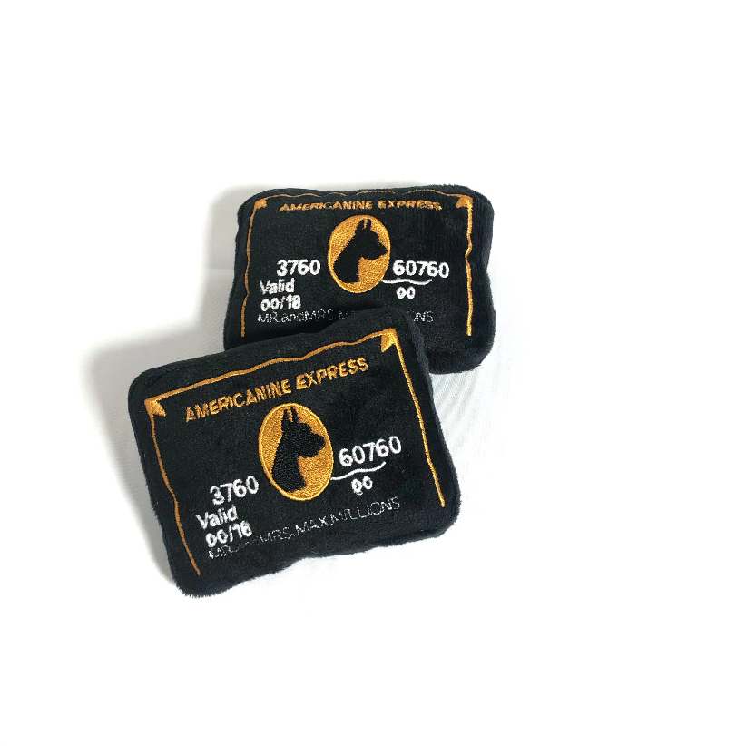 Amerikanine Express black Squeaker Toy