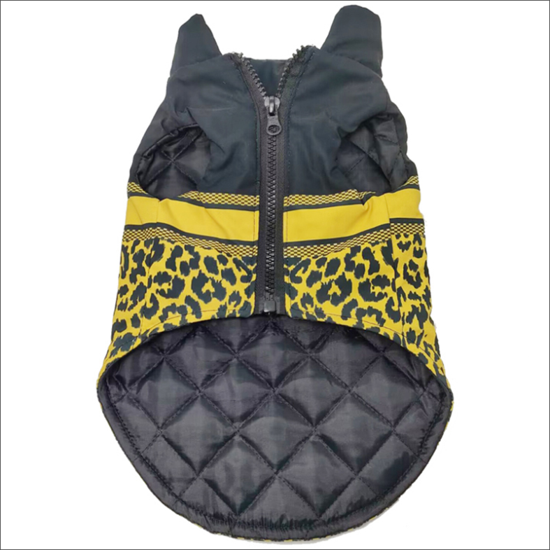 Blue Yellow CD Puffer Vest