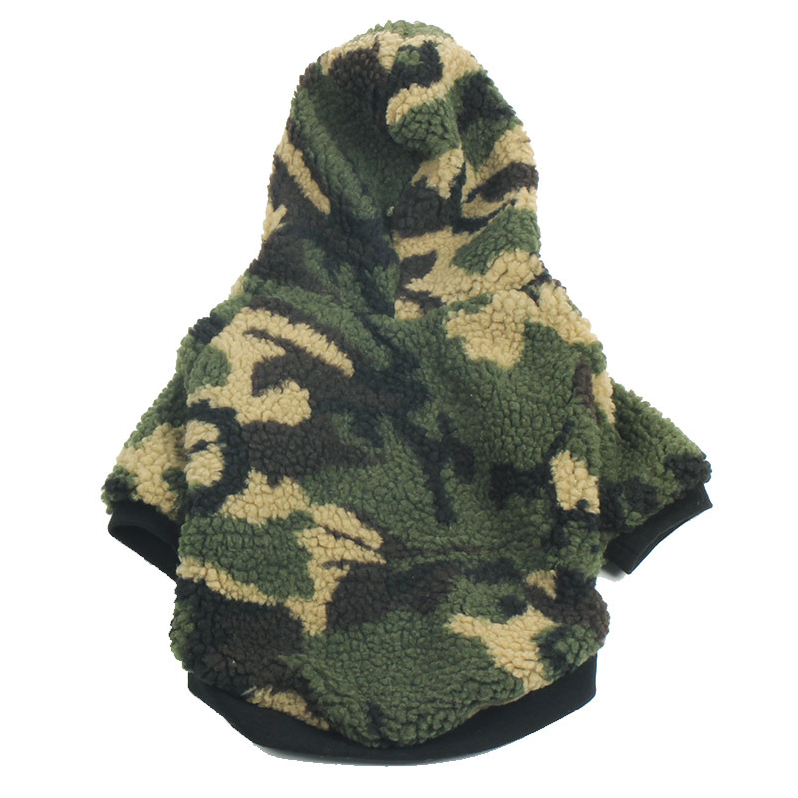 Green Camo Shark Sherpa Hoodie