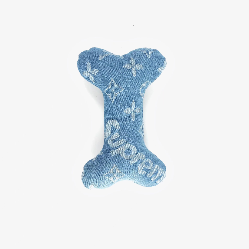 Denim Sup LV Squeaker Toy