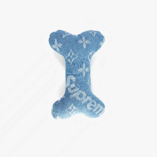 Denim Sup LV Squeaker Toy