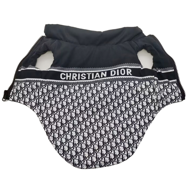 Black CD Puffer Vest