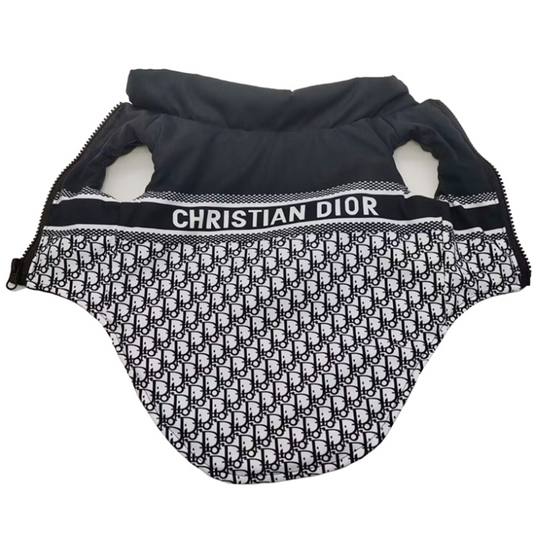 Black CD Puffer Vest