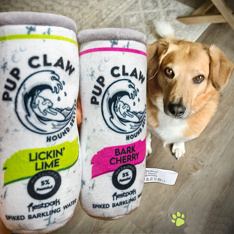 Pup Claw Can Squeaker Toy