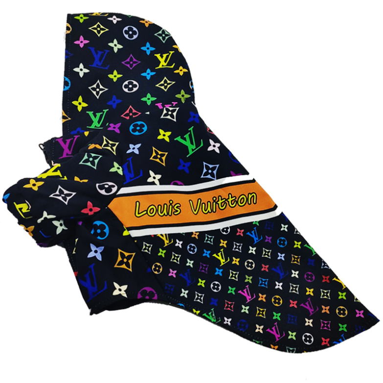 Black LV Multicolor Zip Jacket