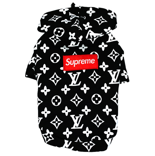 Black LV Sup Hoodie