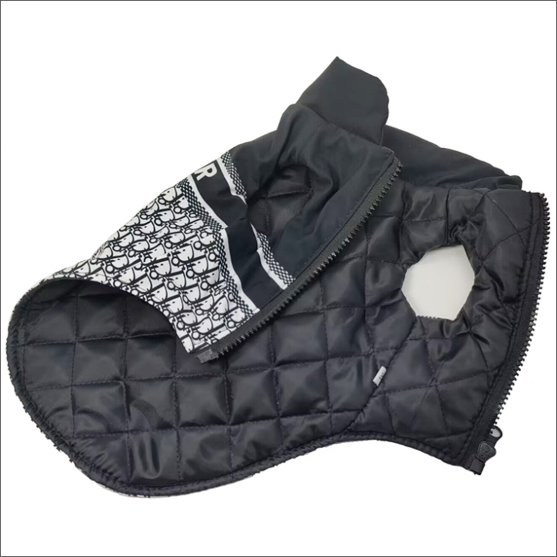 Black CD Puffer Vest