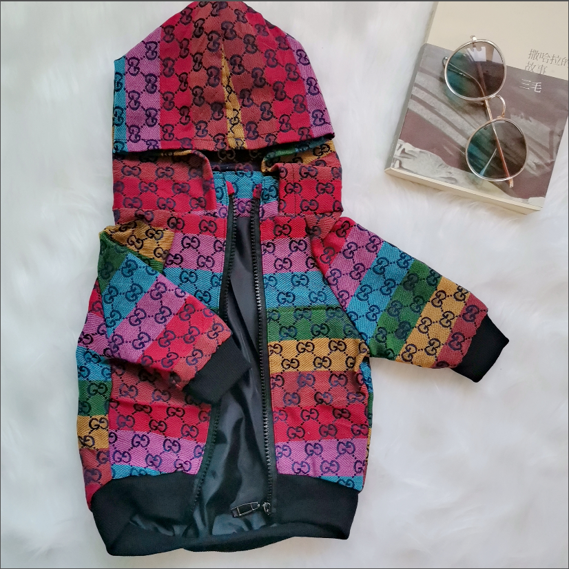 Colorful GG Hooded Jacket