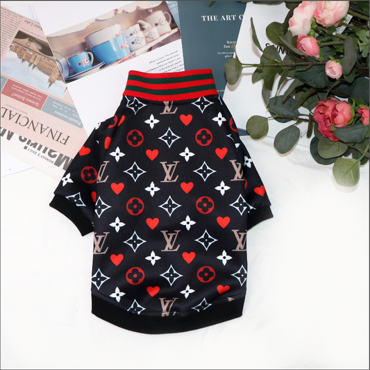 Black LV Heart Jacket