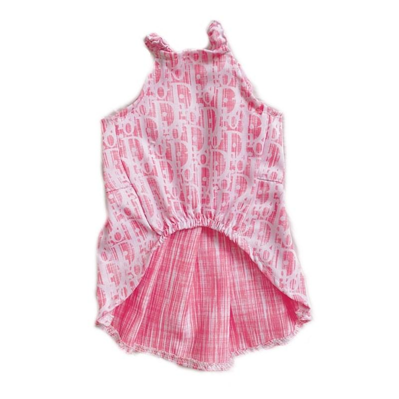 Pink CD Scrunch Dress
