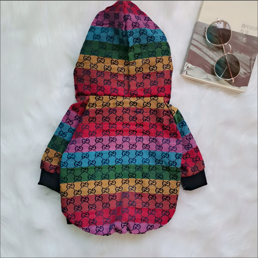 Colorful GG Hooded Jacket