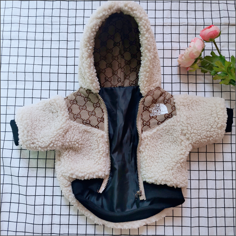 White Dog Face GG Jacket