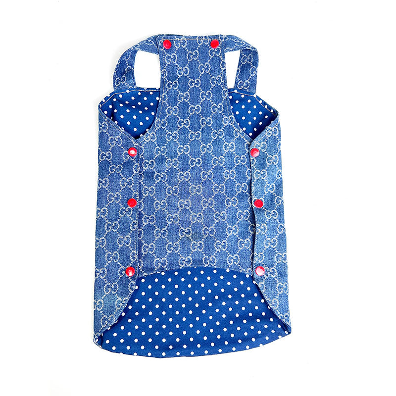Denim GG Heart Dress
