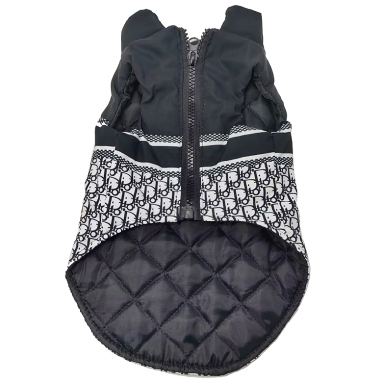 Black CD Puffer Vest