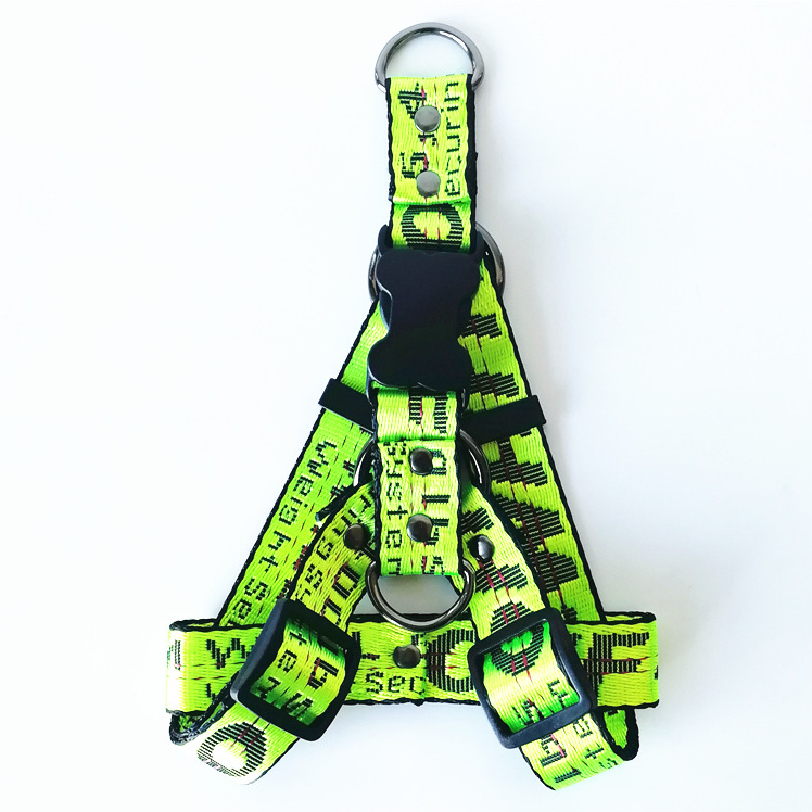 Neon Green On White Harness