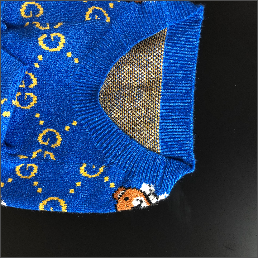 Blue GG Teddy Sweater