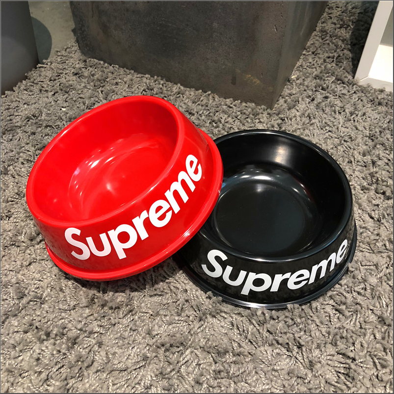 Red Black Sup Dog Bowl
