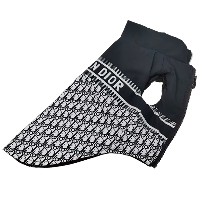 Black CD Puffer Vest