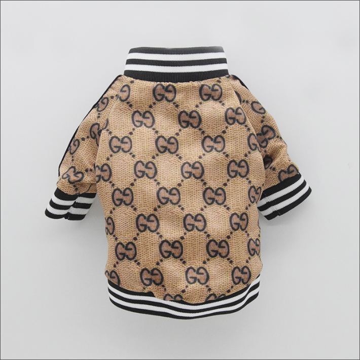 Tan GG Stripe Jacket