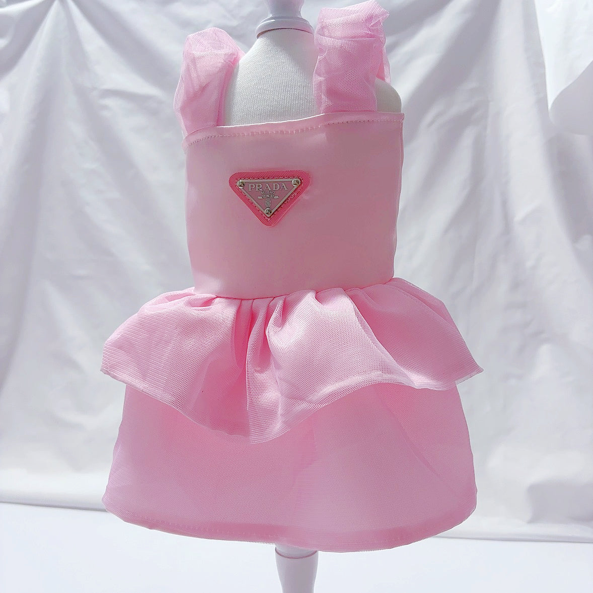 Pink Pr Ruffle Dress