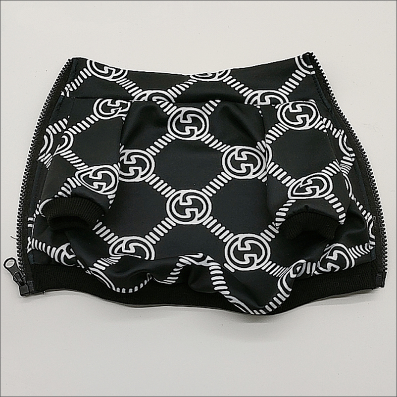 Black White Link GG Hoodie