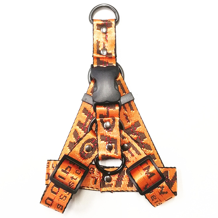 Orange On White Harness