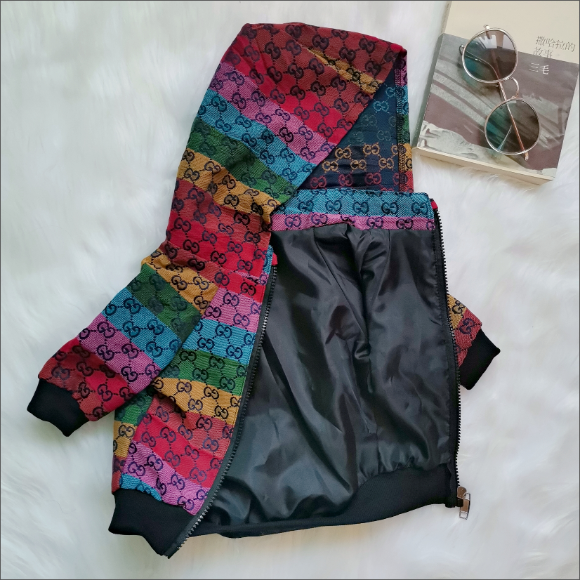 Colorful GG Hooded Jacket