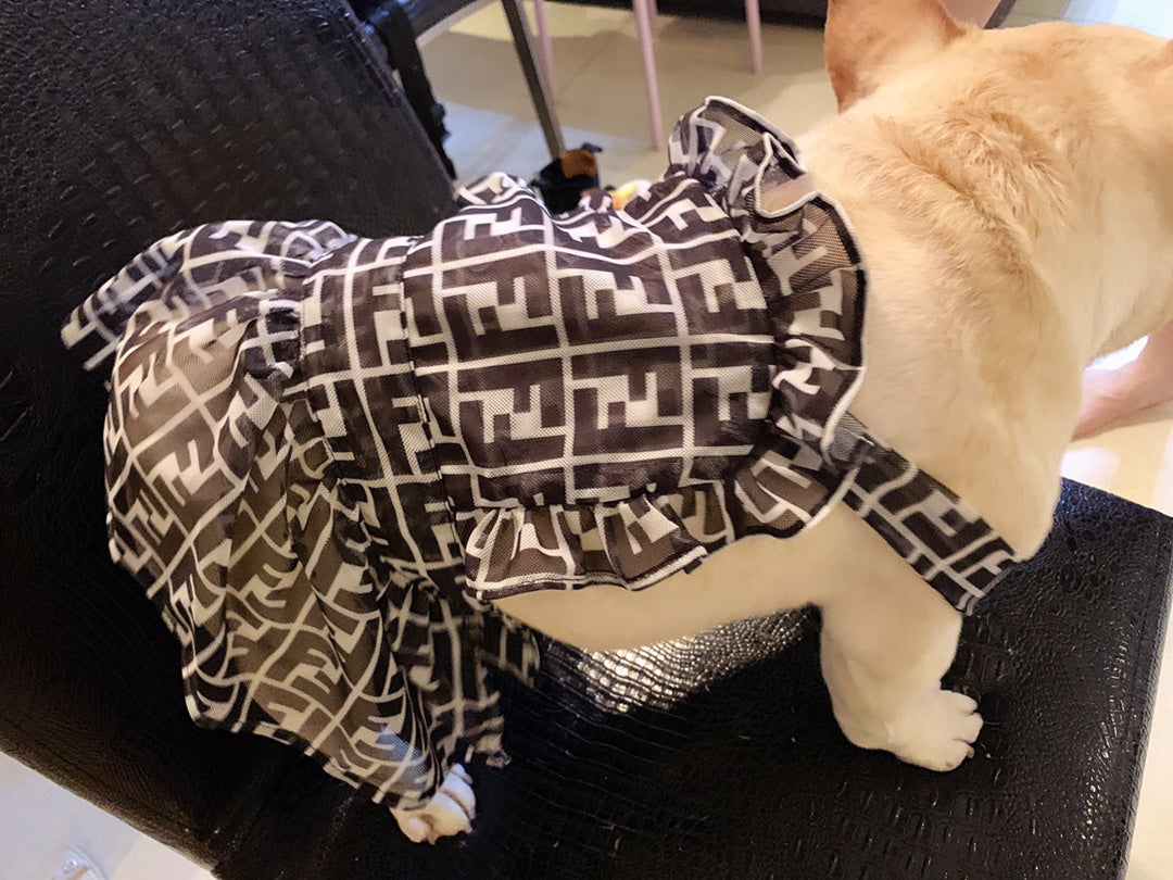 Black White FF Tutu Dress