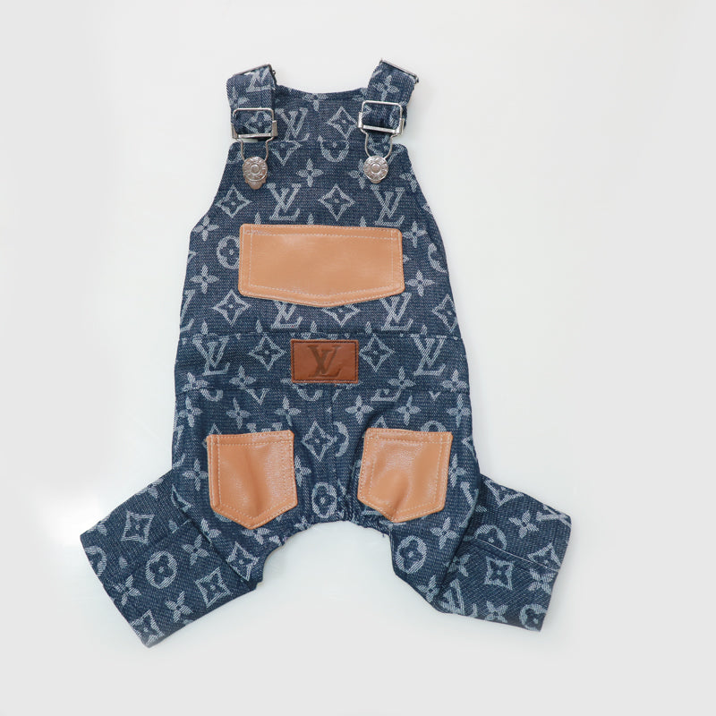 Blue Denim LV Overalls