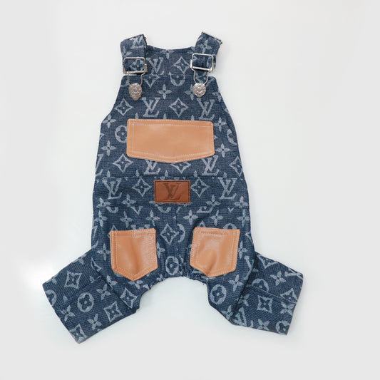 Blue Denim LV Overalls