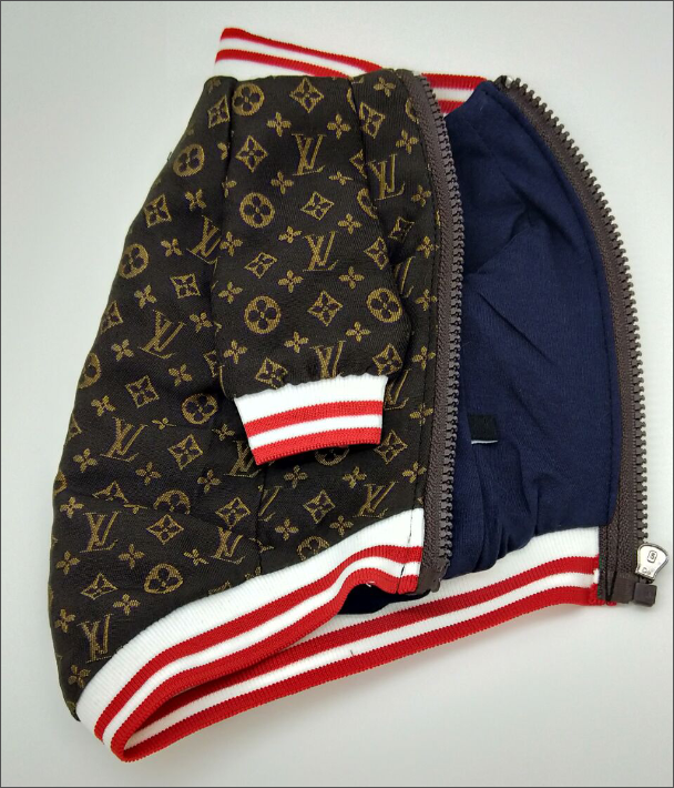 Brown LV Stripe Jacket