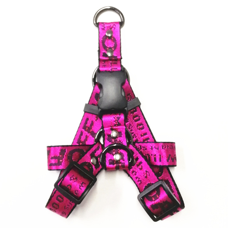 Hot Pink On White Harness